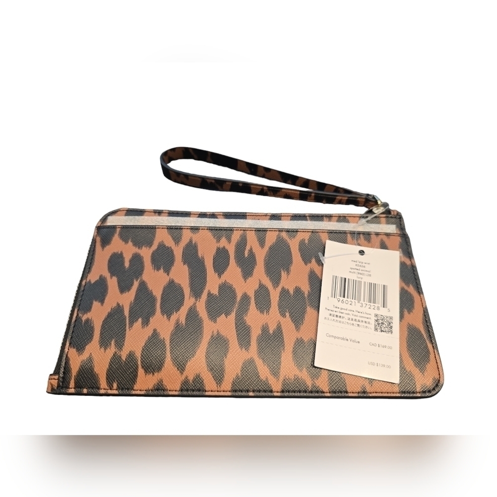 *NWT* KATE SPADE MED ZIP WRISTLET - Picture 2 of 3